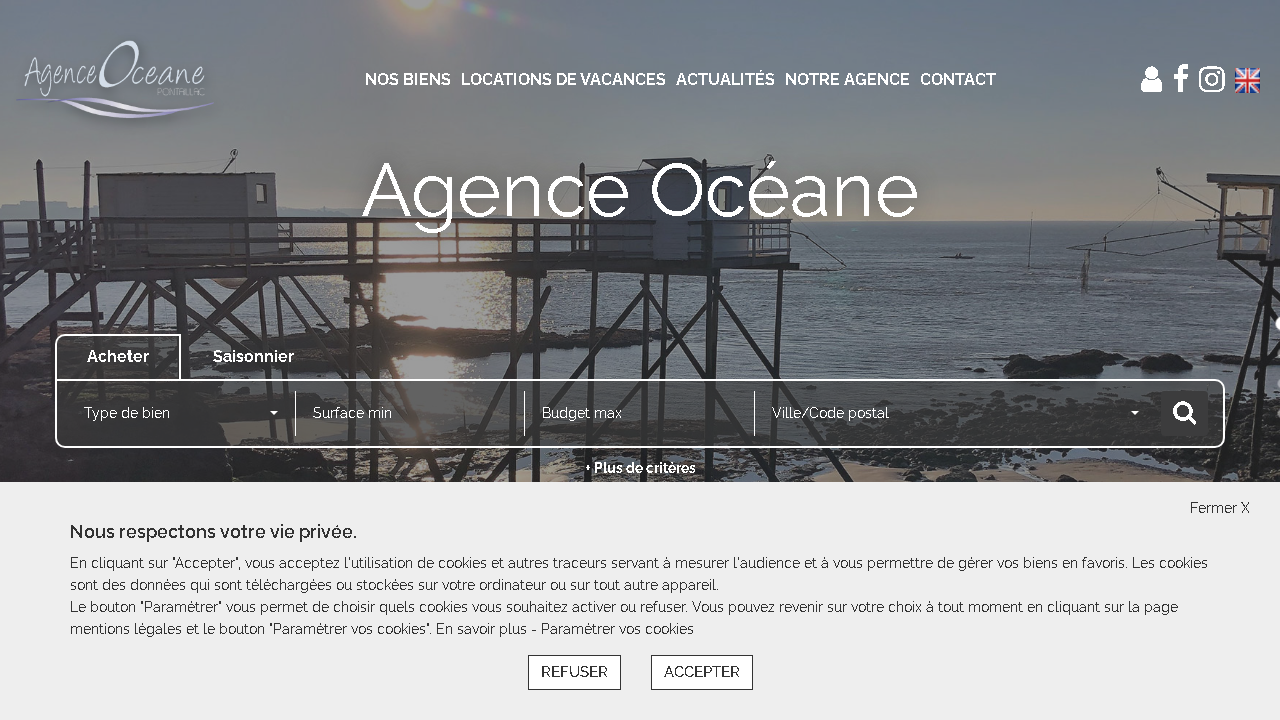 Capture d'écran de http://www.agence-oceane17.com/ 